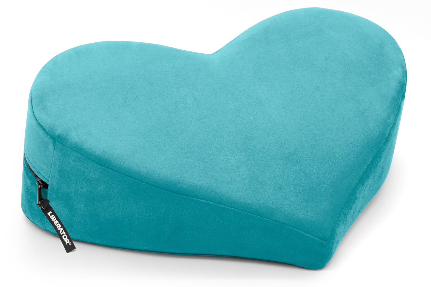 Liberator BDSM Heart Wedge Teal Microvelvet