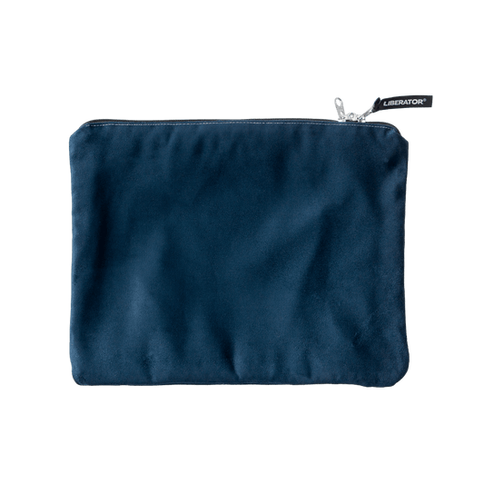 Liberator Vibrators Zappa Toy Bag Navy Microsuede