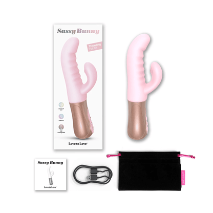 LOVE TO LOVE Vibrator SASSY BUNNY - BABY PINK