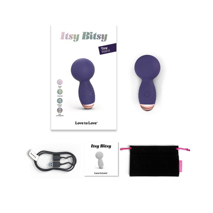 LOVE TO LOVE Vibrators ITSY BITSY - MIDNIGHT INDIGO