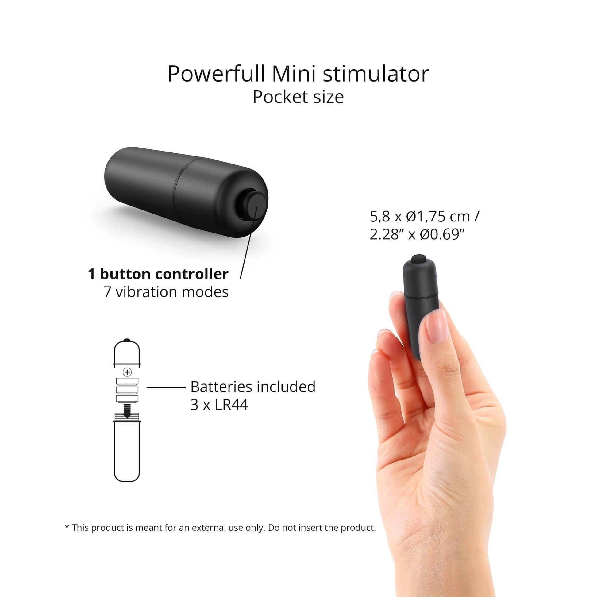 LOVE TO LOVE Vibrators WAOUHHH - BLACK ONYX