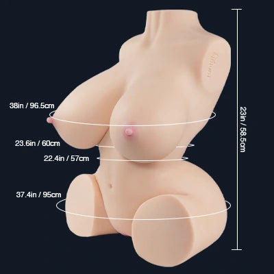 Nicole 2.0 69cm Fair Torso Sex Doll - Tantaly (EU Stock)