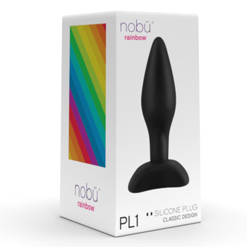 NOBÜ Anal Toys PL1 SILICONE PLUG - BLACK