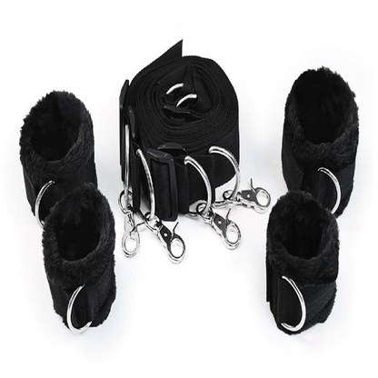 NOBÜ BDSM BR1 UNDER THE BED RESTRAI - BLACK