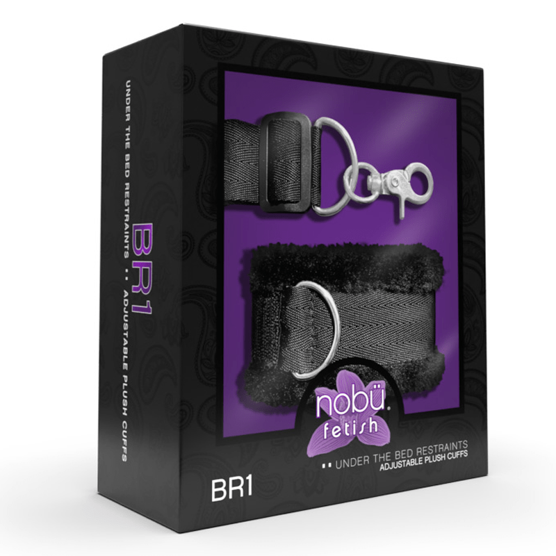 NOBÜ BDSM BR1 UNDER THE BED RESTRAI - BLACK