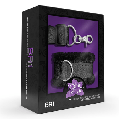 NOBÜ BDSM BR1 UNDER THE BED RESTRAI - BLACK