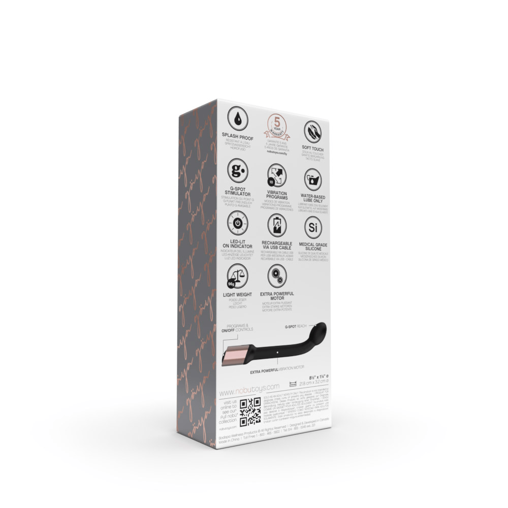 NOBÜ Vibrators GAYA - BLACK