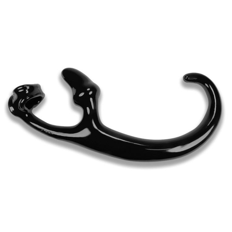 OXBALLS Anal Toys ALIEN TAIL, butt plug + sling, BLACK