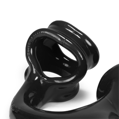 OXBALLS Anal Toys ALIEN TAIL, butt plug + sling, BLACK