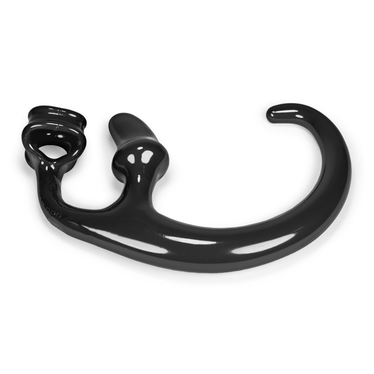 OXBALLS Anal Toys ALIEN TAIL, butt plug + sling, BLACK