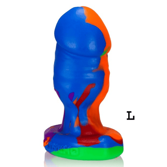 OXBALLS Anal Toys HONCHO-3, buttplug, RAINBOW, Large
