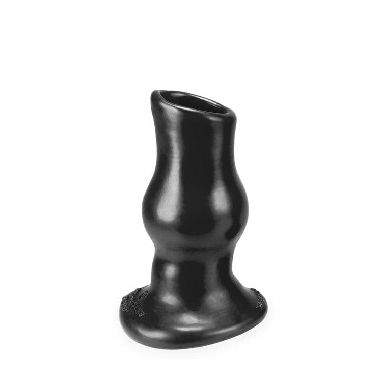 OXBALLS Anal Toys PIGHOLE DEEP-1, hollow plug - BLACK - SMALL