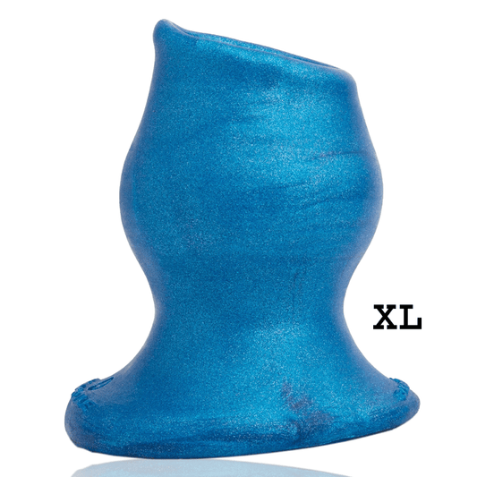 OXBALLS Anal Toys PIGHOLE MORPH-4, hollow plug, BLUEBALLS, X-Large