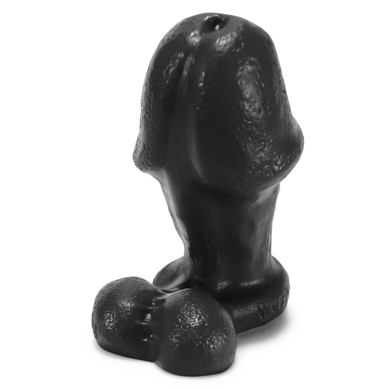 OXBALLS Anal Toys WRECKER, stumpy buttplug, BLACK