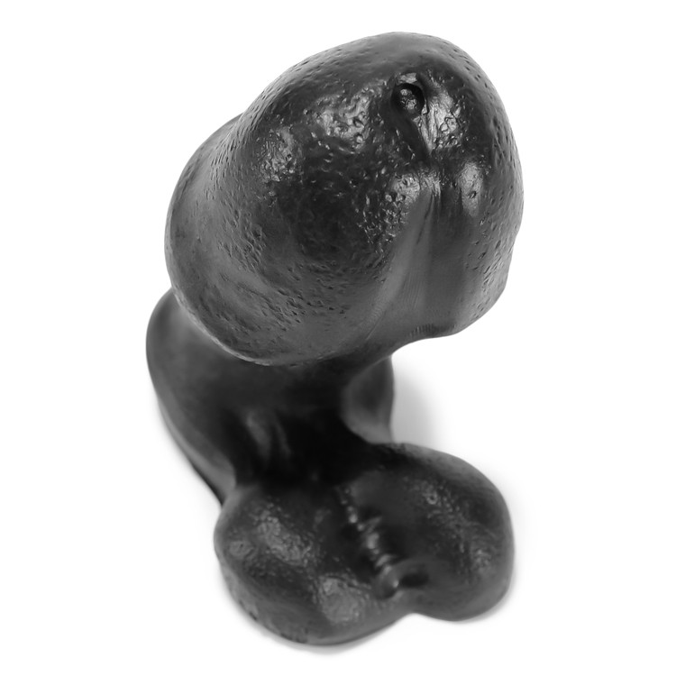 OXBALLS Anal Toys WRECKER, stumpy buttplug, BLACK