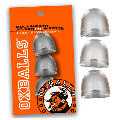 OXBALLS For Him ADJUSTFIT INSERT 3-pack cocksheath inserts - Clear