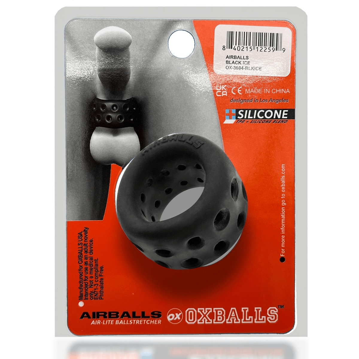 OXBALLS For Him AIRBALLS, air-lite ballstretcher, BLACK ICE