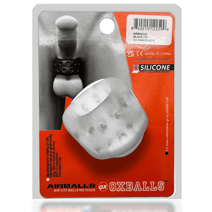 OXBALLS For Him AIRBALLS, air-lite ballstretcher, CLEAR ICE