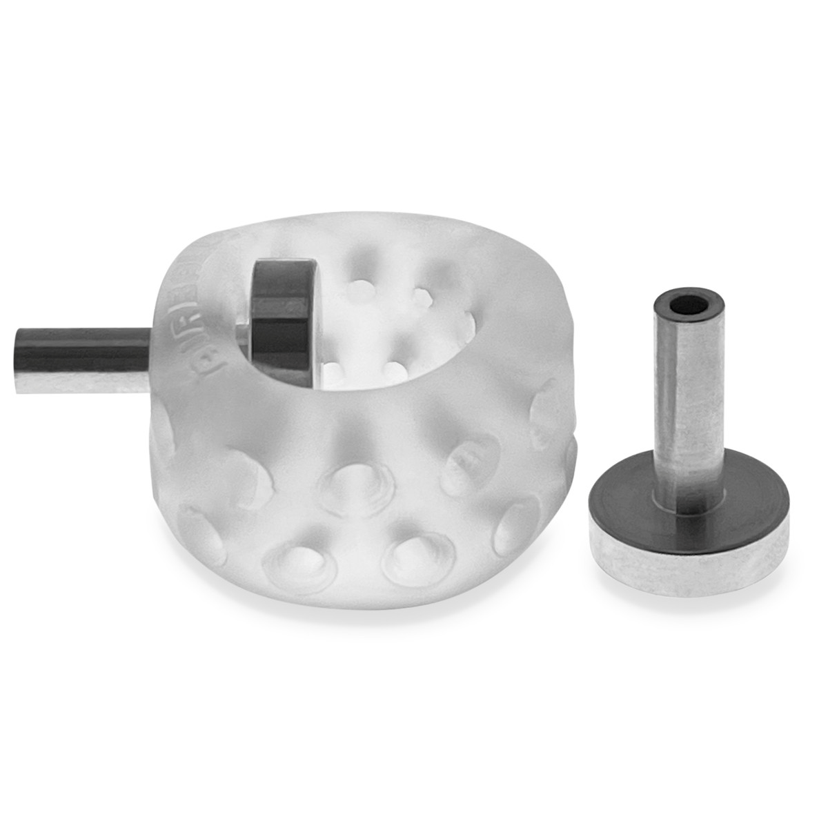 OXBALLS For Him AIRBALLS ELECTRO, air-lite ballstretcher, CLEAR ICE