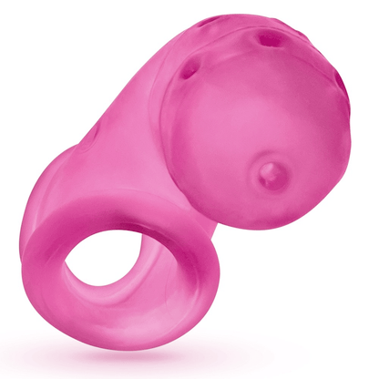 OXBALLS For Him AIRLOCK, air-lite vented chastity, PINK ICE