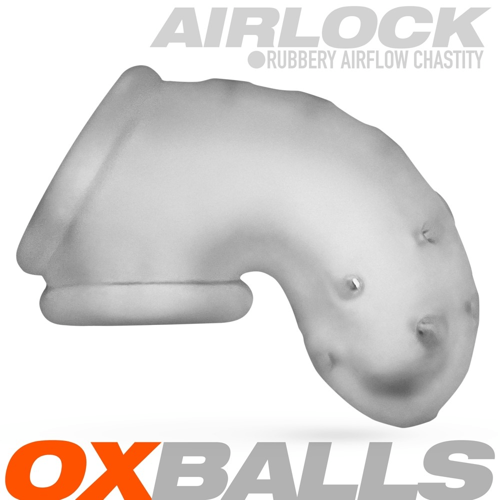 OXBALLS For Him AIRLOCK, sling chastity, CLEAR ICE