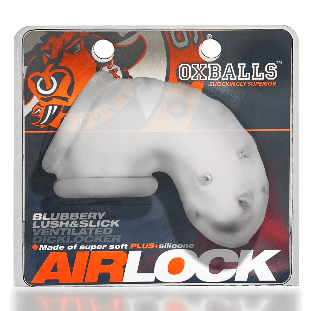 OXBALLS For Him AIRLOCK, sling chastity, CLEAR ICE