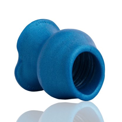 OXBALLS For Him PIG HOLE MORPH, hollow plug, BLUEBALLS METALLIC