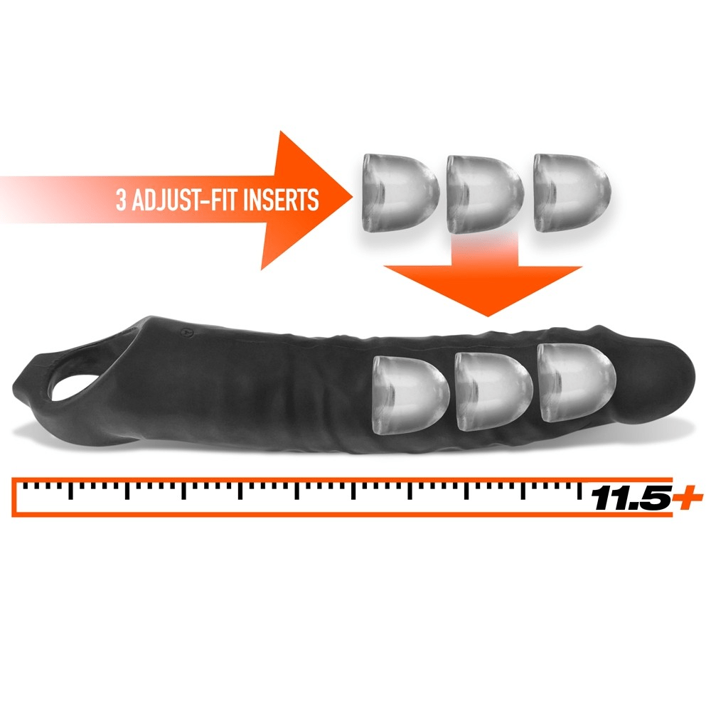 OXBALLS For Him SNAKE, longest cocksheath, BLACK ICE