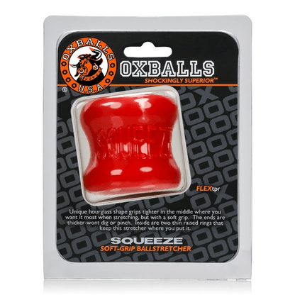 OXBALLS For Him SQUEEZE, ballstretcher, RED