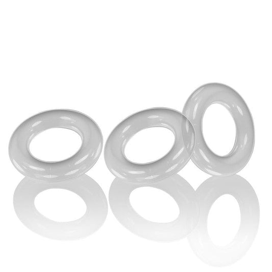 OXBALLS For Him WILLY RINGS, 3-pack cockrings - CLEAR