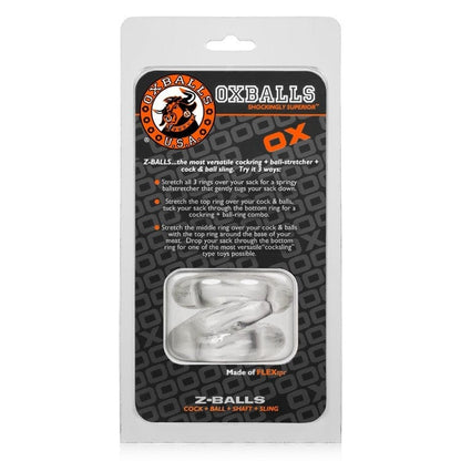 OXBALLS For Him Z-BALLS ballstretcher CLEAR