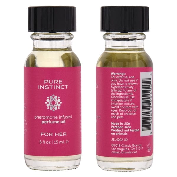 Pure Instinct Lubes Pheromone Perfume Oil For Her .5oz | 15mL