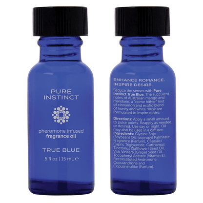 Pure Instinct Lubes True Blue Pheromone Fragrance Oil .5oz | 15mL