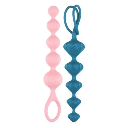 Satisfyer Anal Toys Love Beads (set of 2)(Colored) - pink