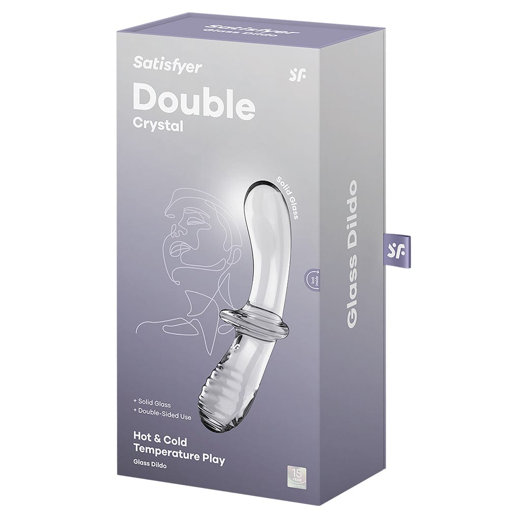 Satisfyer Dongs & Dildos Double Crystal - Transparent