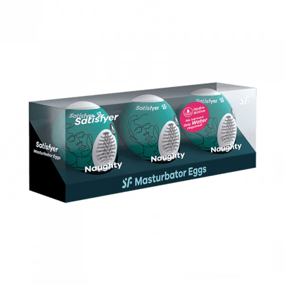 Satisfyer For Him Masturbator Egg 3er Set (Naughty) Dark Green