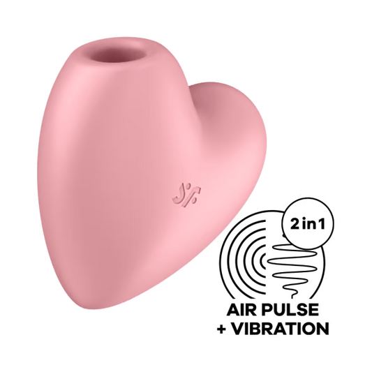 Satisfyer Vibrators Cutie Heart - Light Red