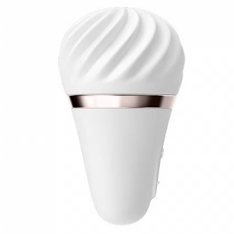 Satisfyer Vibrators Little Wand - White, Brass