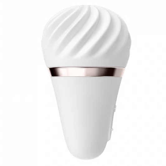 Satisfyer Vibrators Little Wand - White, Brass