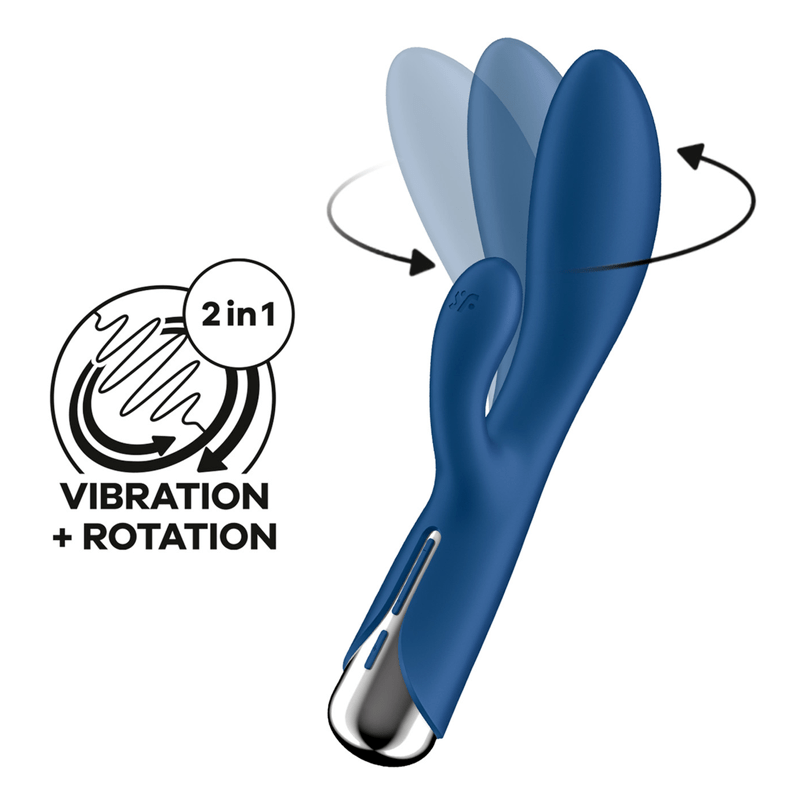 Satisfyer Vibrators Spinning Rabbit 1 - Blue
