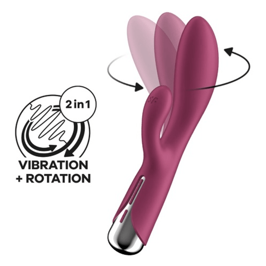 Satisfyer Vibrators Spinning Rabbit 1 - Red