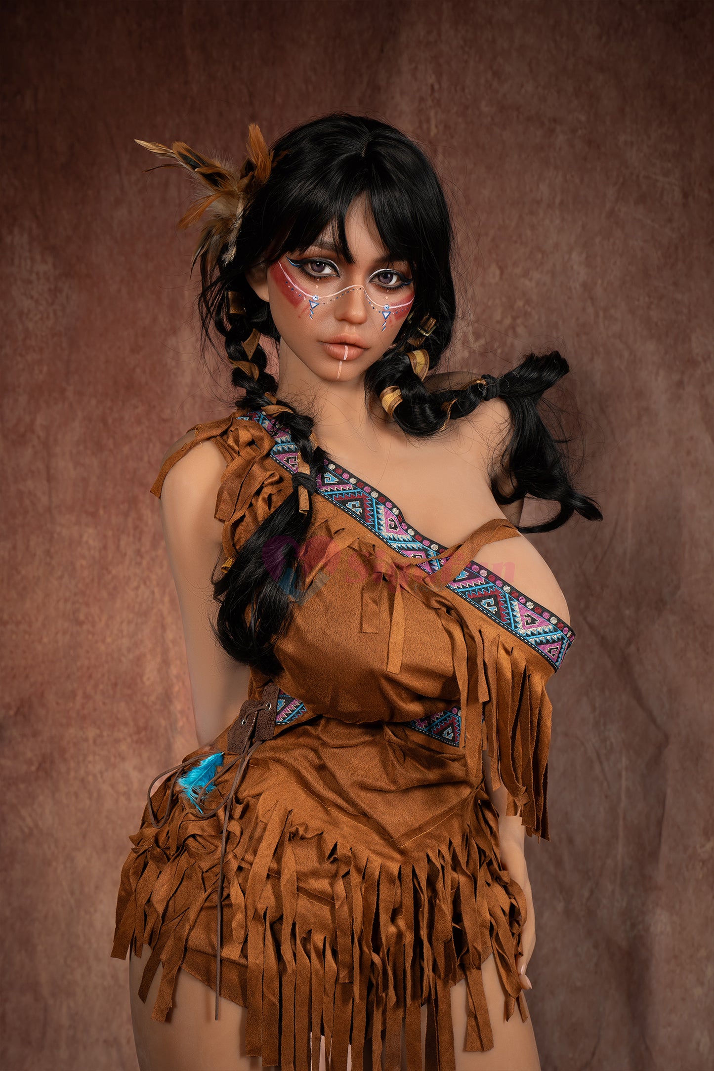 Senua 159cm Dark Tanned TPE Sex Doll - Sigafun (USA Stock)