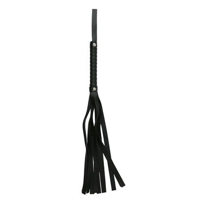 Sex & Mischief BDSM Black Faux Leather Flogger