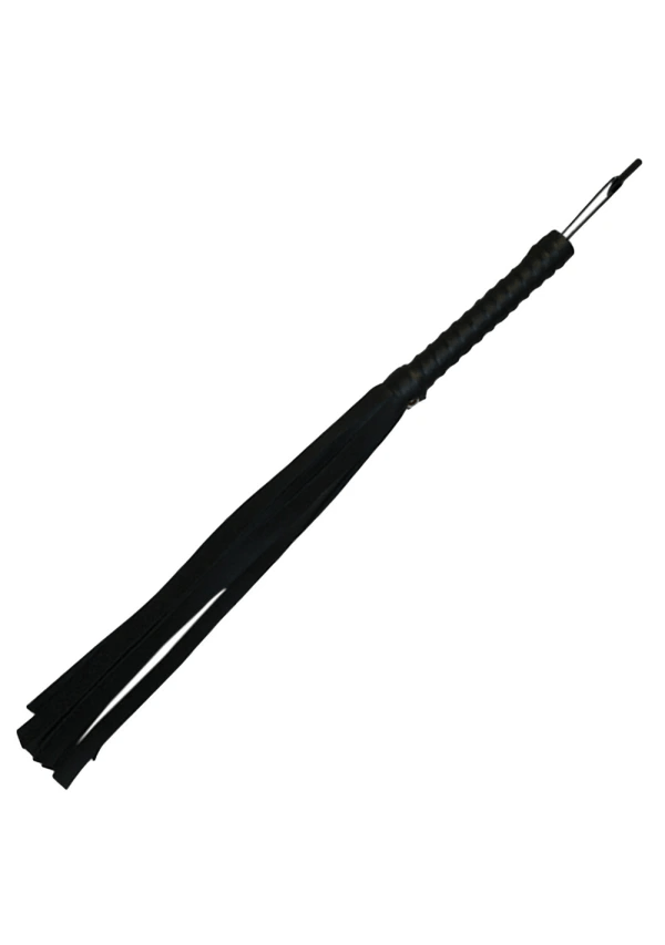 Sex & Mischief BDSM Black Faux Leather Flogger