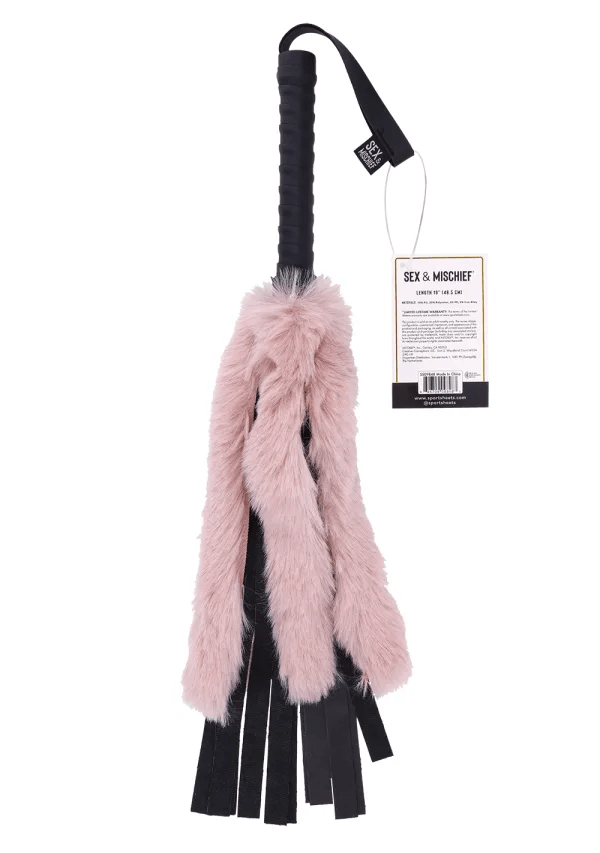 Sex & Mischief BDSM Brat Faux Fur Flogger