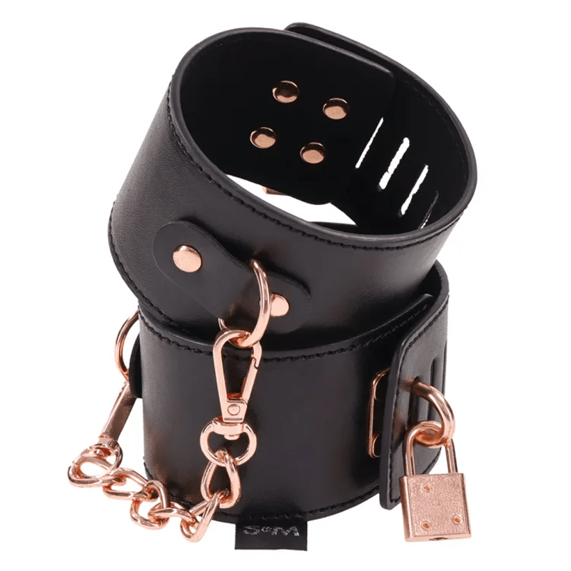 Sex & Mischief BDSM Brat Locking Cuffs