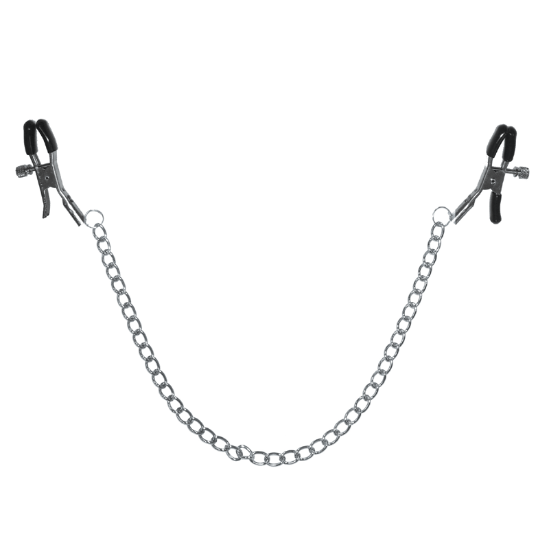 Sex & Mischief BDSM Chained Nipple Clamps