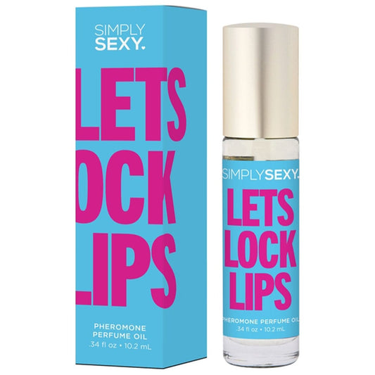 Simply Sexy Lubes Let's Lock Lips .34oz | 10mL Pheromone Perfume Oil