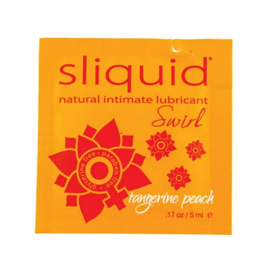 Sliquid Lubes Naturals Swirl Pillows - Tangerine Peach 0.17 oz