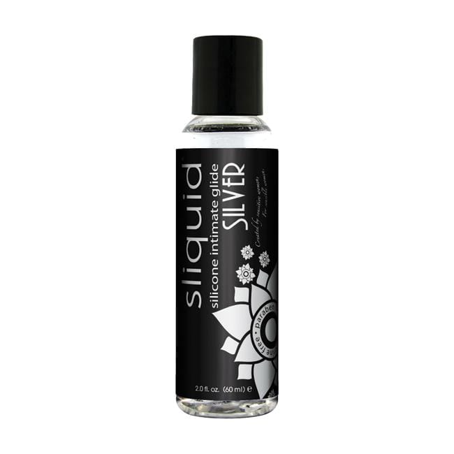 Sliquid Lubes 2oz Silver Silicone lubricant 2oz